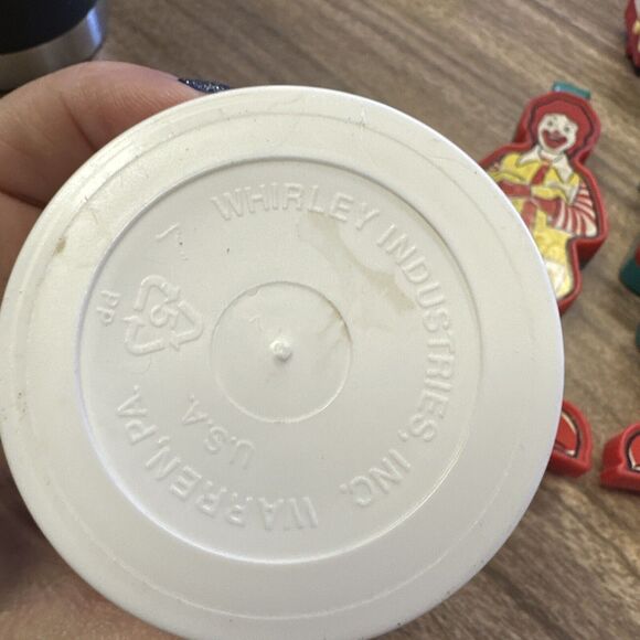 Vintage McDonald's Ronald McDonald Whistle Toy and Cup - Picture 8 of 15